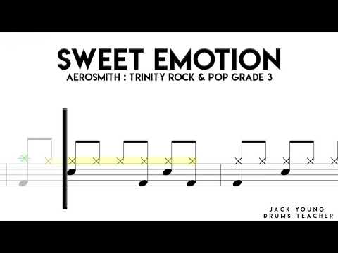 Sweet Emotion   Trinity Rock & Pop Drums Grade 3