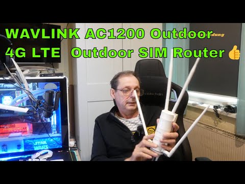 WAVLINK AC1200 Outdoor 4G LTE  Outdoor SIM Router👍😁