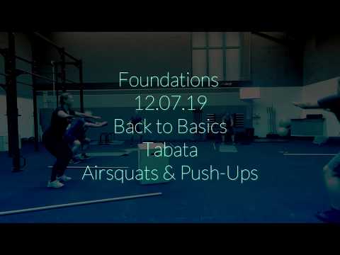 The Forge: Functional Fitness Tabata Basics - Airsquats & Push-Ups