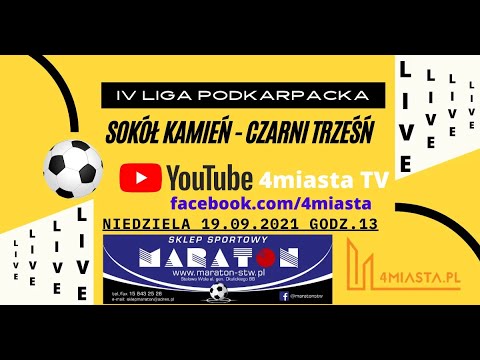 Transmisja na żywo. Sokół Kamień - Czarni Trześń