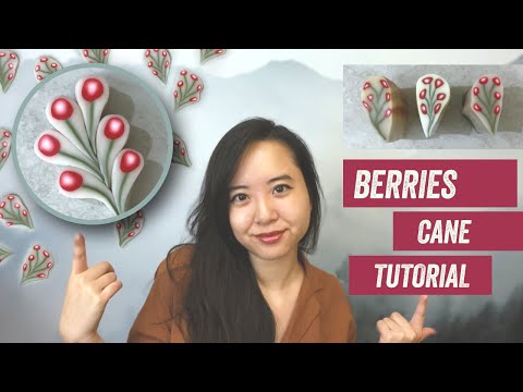 Berry Canes | Polymer Clay Cane Tutorial