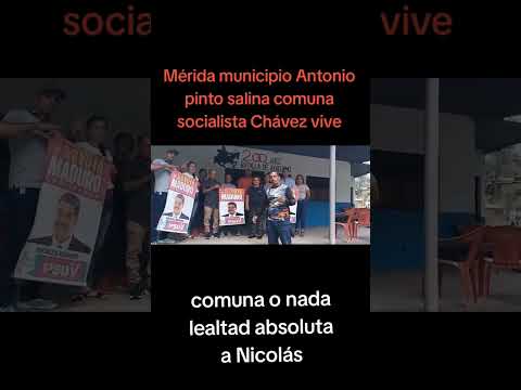 poder popular de estado Mérida municipio Antonio pinto salinas comuna Chávez vivaosqueremosvuelta