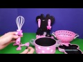 DISNEY MINNIE MOUSE Gourmet Cooking Set Minnie S Bowtique YouTube Toy Review