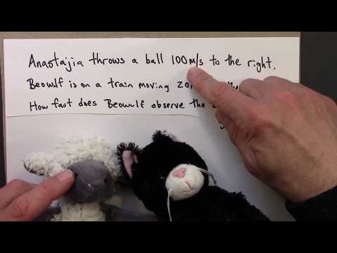 Relativity 01.08.5.  Galilean Velocity Transformation Example