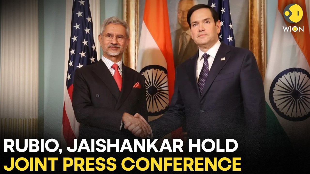 LIVE: Rubio & Jaishankar Joint Press Conference | India–US Talks on Trade & Defence | WION