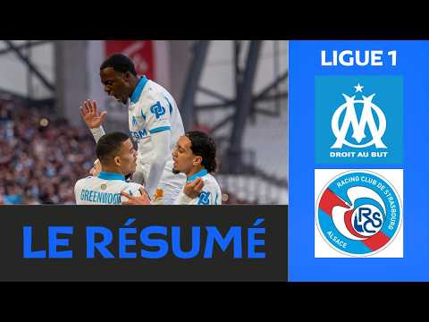 OM - Strasbourg | 2-2 | Highlights | Ligue 1 2025-26 | marseille strasbourg