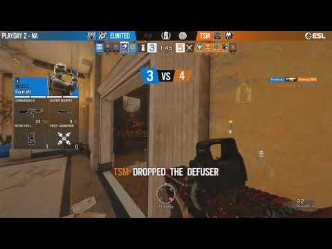 Gn from Merc.TSM  TSM vs. eUnited Rainbow Six Siege Pro League.