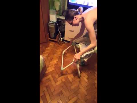 Электрокачели BabyCare Balancelle как собирать . Очень компактные