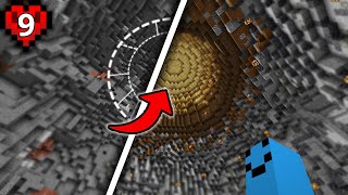 I Transformed A GIANT Crater in Hardcore Minecraft