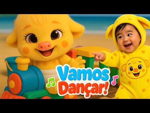 🚂✨Trem de Ferro e Músicas Infantis para Dançar com a  Baby Mu | Funk Infantil  e Bebês Fofos 🎶