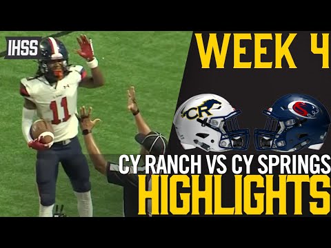 Unstoppable Melvin Leads Cy Springs to Victory in District Opener | Full Highlights