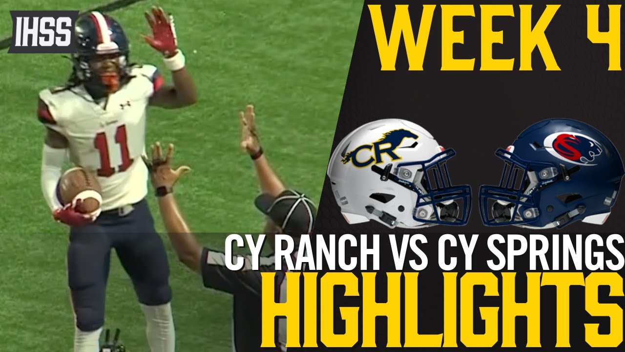 Unstoppable Melvin Leads Cy Springs to Victory in District Opener | Full Highlights