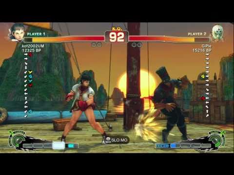 GiPie [ElFuerte] vs Juso [Sakura] SSF4 Japanese Online Ranked Matches - TRUE-HD