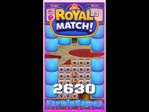Royal Match Level 2630 - No Boosters Gameplay