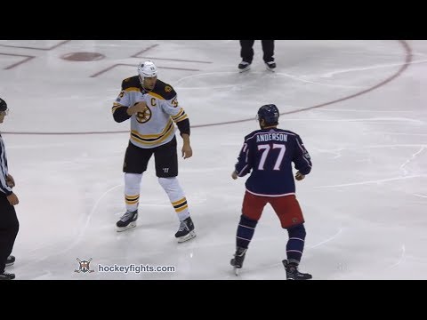 Zdeno Chara vs Josh Anderson