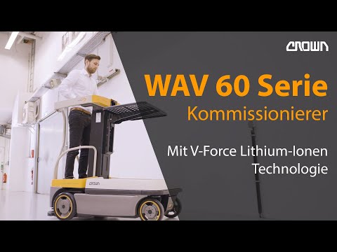 WAV 60 Serie Kommissionierer mit V-Force Lithium-Ionen Technologie