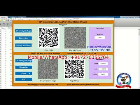 Qr Code Encryption And Decryption With Source Code Qr Image Encryption Using Aes Algorithm