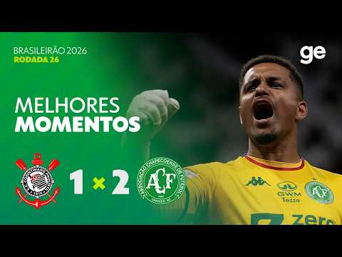 Gols e melhores lances de Corinthians x Chapecoense