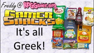 Gamer Snacks: It's all Greek!