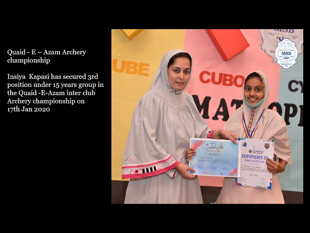 MSB - Prize Giving Ceremony of Sports Events