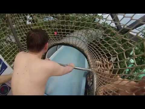 Wasserrutsche im Center Parcs Het Heijderbos in Heijen (NL)