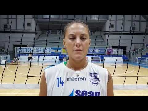 Test match Aragona-Modica: Serena Moneta nel post match