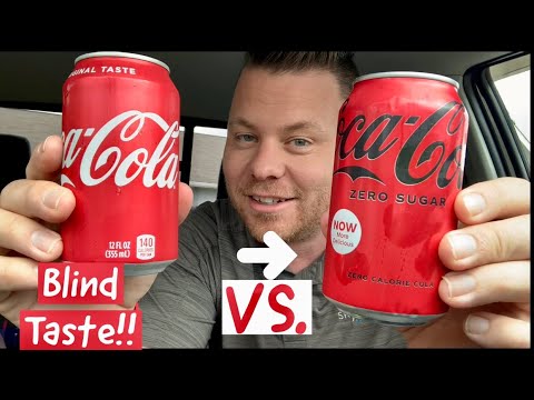 NEW COKE ZERO SUGAR VS COCA-COLA BLIND TASTE TEST!! Review - Must Or Bust