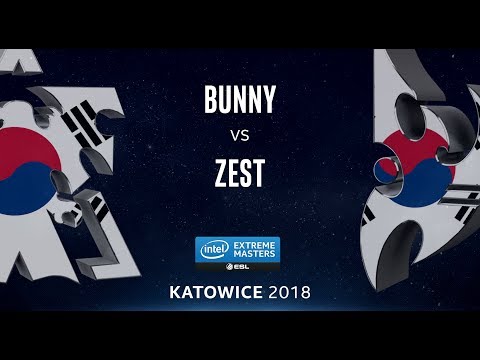 StarCraft II - Bunny [T] vs. Zest [P] - UB Ro8 - B3 - IEM Katowice 2018