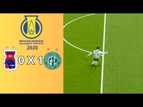 PARANÁ 0 X 1 GUARANI - 16ª RODADA BRASILEIRÃO SÉRIE B 2020 - MELHORES MOMENTOS