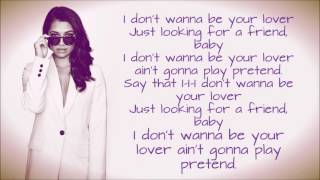 Vanessa White - Don't Wanna Be Your Lover | Lyrics