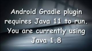 Android Gradle plugin requires Java 11 to run. You are currently using Java 1.5