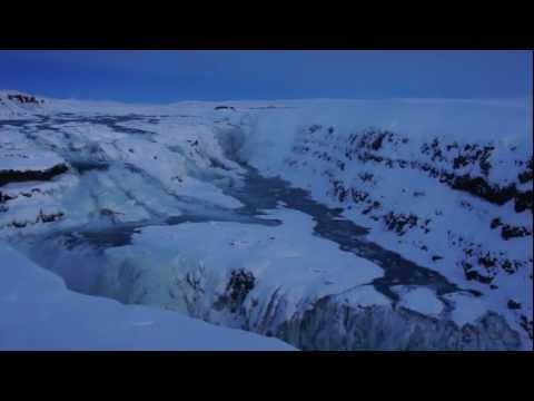 Iceland - Gullfoss Waterfall in the Wint