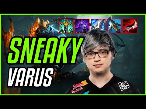 SNEAKY - VARUS vs TRISTANA ADC - NA GRANDMASTER - PATCH 11.10