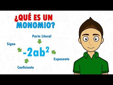 WHAT IS A MONOMIAL? Super easy - For beginners - PARTS OF A MONOMIAL