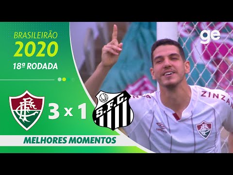 FLUMINENSE 3 X 1 SANTOS | MELHORES MOMENTOS | 18ª RODADA BRASILEIRÃO 2020 | ge.globo