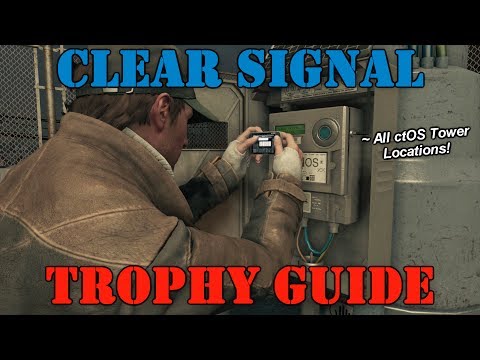 Watch_Dogs ctOS Tower Locations Guide "Clear Signal" Trophy/Achievement Walkthrough (1080p)