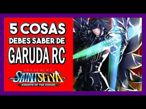 ⭐5 COSAS QUE DEBES SABER DE AIACOS GARUDA RC PARA USARLO CORRECTAMENTE⭐SSKOTZ SAINT SEIYA AWAKENING⭐
