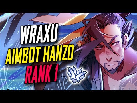 WRAXU CARRY HANZO RANK #1! WRAXU HANZO MAIN! [ OVERWATCH SEASON 6 TOP 500 ]