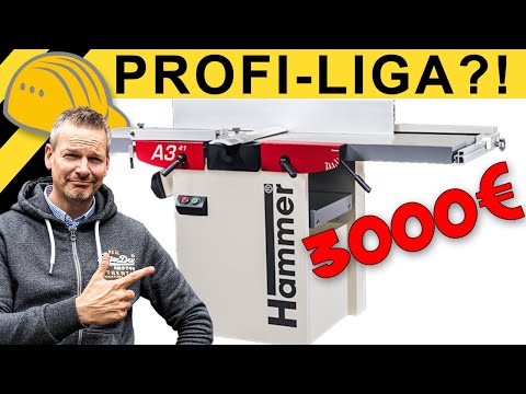 Bekommt man für 3000€ schon Profi Qualität? HAMMER A3 Hobel im TEST | WERKZEUG NEWS 60