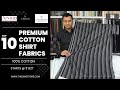 Premium But Affordable 100 Cotton Shirt Fabrics Arvind Cadini Italy J Hampstead