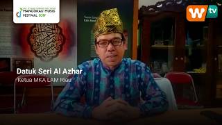 Download lagu Dukungan Ketua MKA LAM Riau Datuk Seri Al Azhar (MMF 2019) mp3
