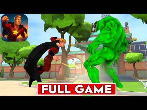 Flying Fuser Rope Fighter Hero Full Game Walkthrough (iOS, Android)