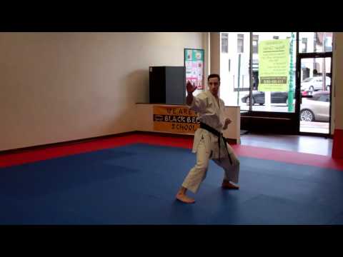 Junro Yondan (slow motion) - Warren Levi Karate