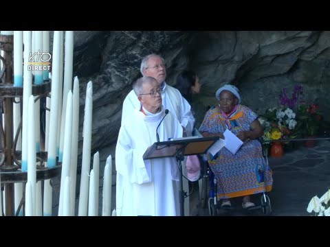 Chapelet du 6 septembre 2022 à Lourdes