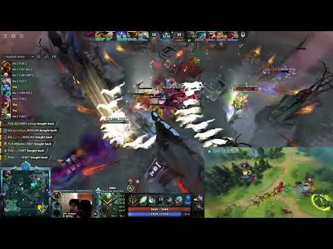 Late game ending - Talon vs Gaimin Gladiators (game 2) - TI 12 Group Stage
