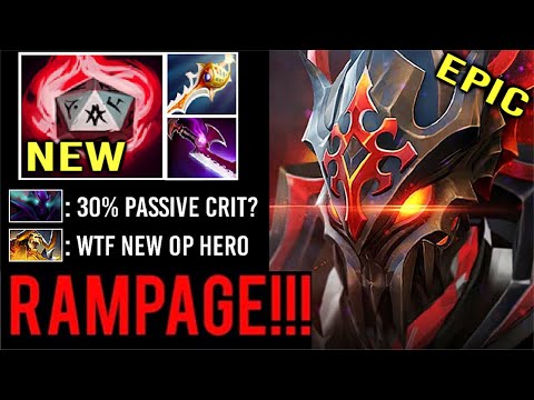 NEW CRAZY 30% CRIT Divine Rapier Chaos Knight RAMPAGE vs All Meta Carry Most Imba Hero 7.27 Dota 2
