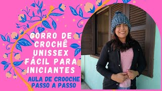 GORRO DE CROCH UNISSEX  FCIL PARA  INICIANTES