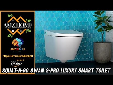 Describing SQUAT-N-GO SWAN S-Pro Luxury Smart Toilet, Amazon