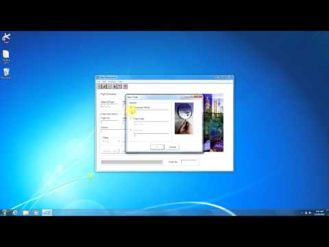 QTP Video Tutorial: Windows Flight App: How to Open Order