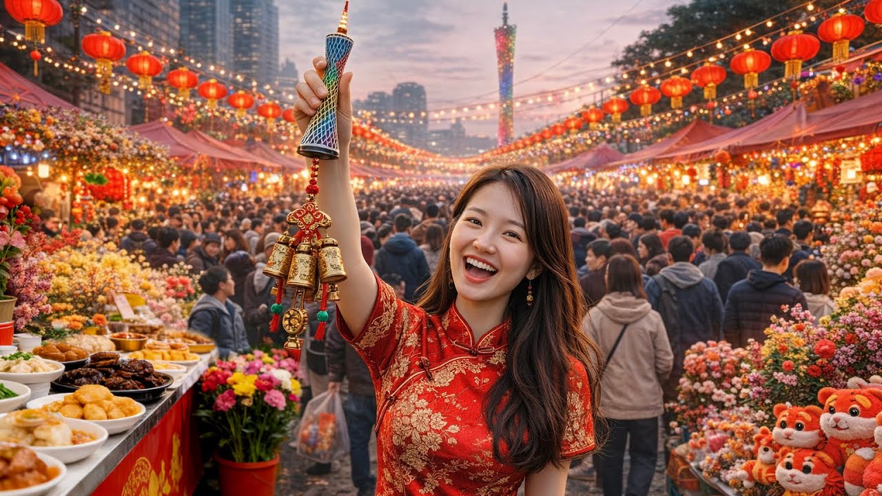 China’s MASSIVE New Year Market: Amazing Traditions, Gifts & Food!